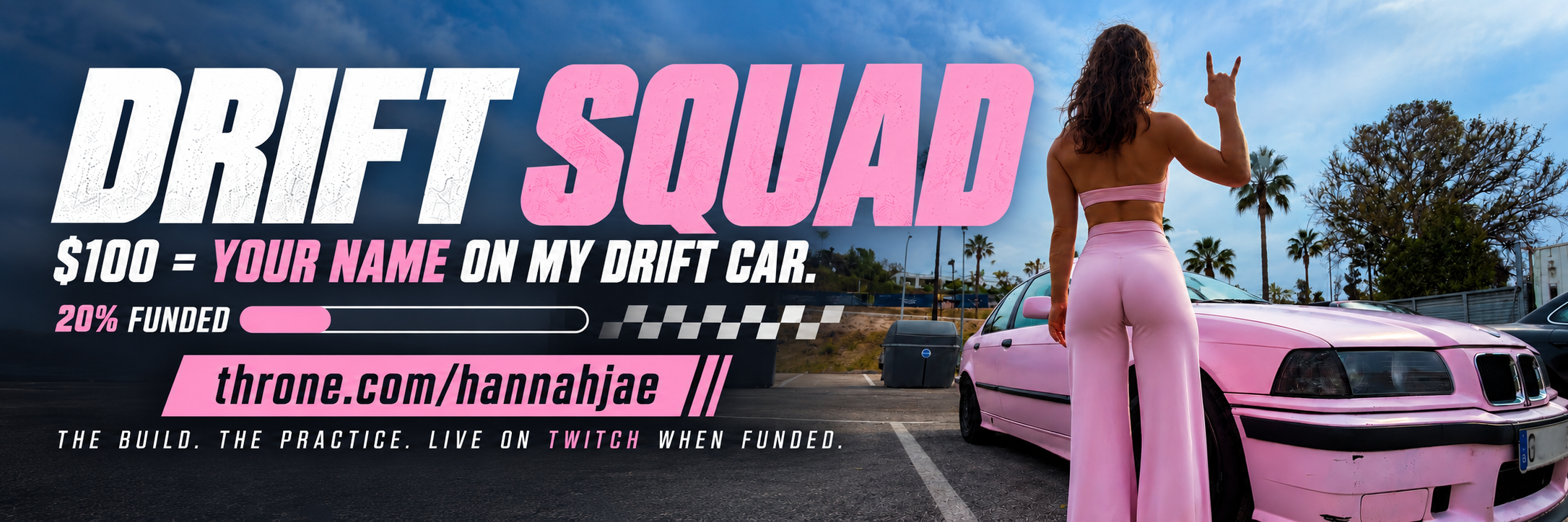Hannah James VIP banner